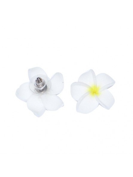 PETITE BOUCLE D'OREILLE frangipane