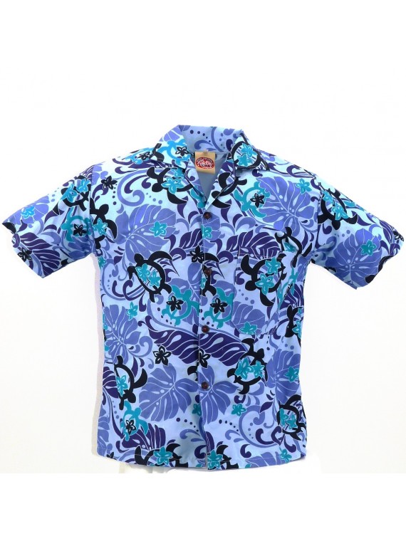 Chemise hawaïenne tortue enfant 