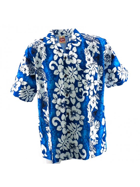 Chemise Hawaïenne tattoo surfing
