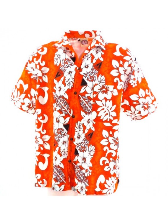 Chemise Hawaïenne tattoo surfing