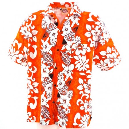 Chemise Hawaïenne tattoo surfing