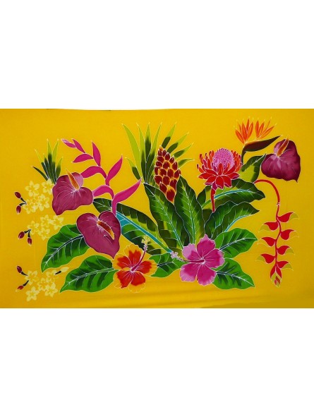 Paréo Jaune Du Balisier