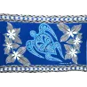 Paréo bleu Tatouage Tortue