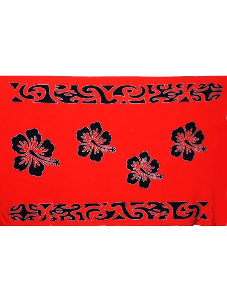 Paréo Quadruple Hibiscus