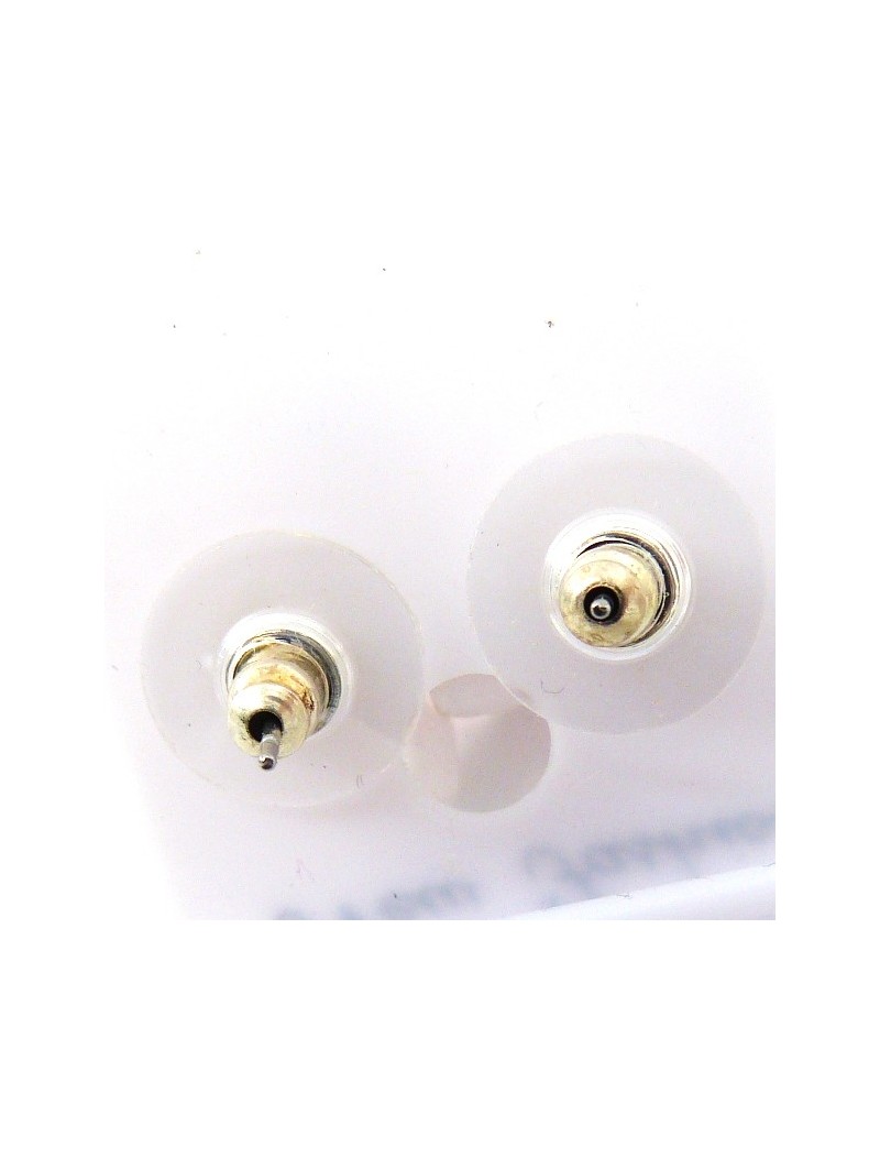 PETITE BOUCLE D'OREILLE frangipane viollette