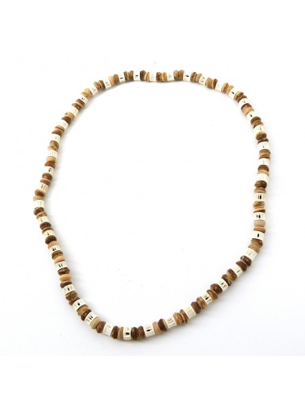 COLLIER SURF NOIR BLANC FIN COLLIER SURF NOIR BLANC FIN