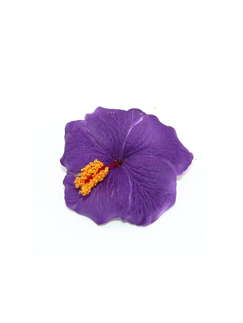 Barrette à cheveux Hibiscus Violet