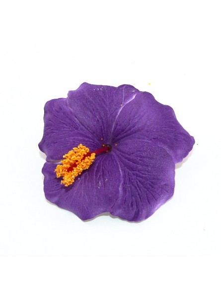 Barrette à cheveux Hibiscus Violet