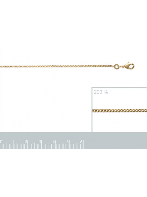 Chaine or 1.4 mm pour pendentif