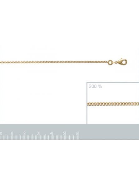 Chaine or 1.4 mm pour pendentif
