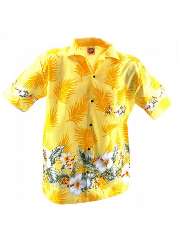 Chemise hawaïenne Frise Hibiscus