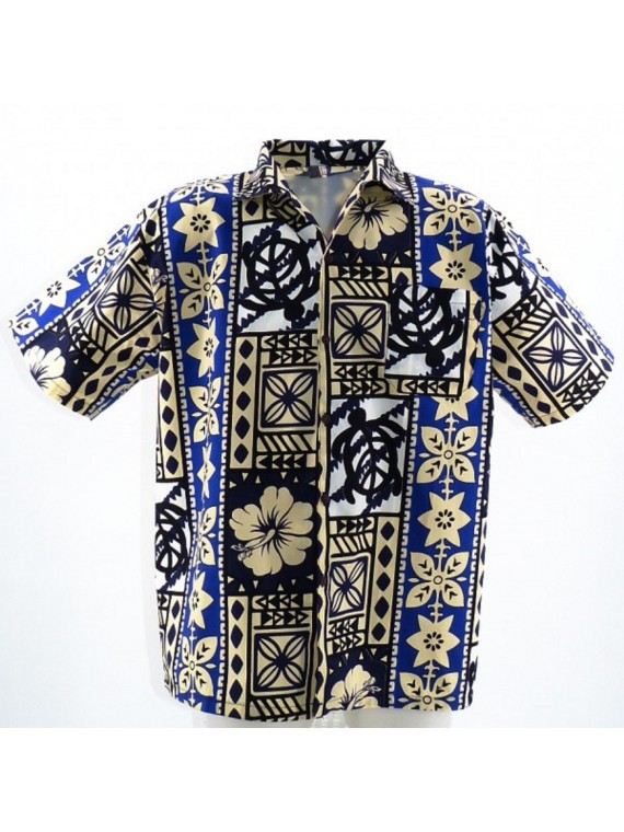 Chemise Hawaïenne Modern Tapa