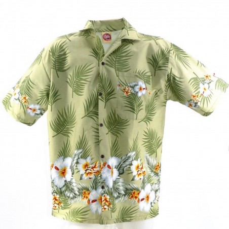 Chemise hawaïenne Frise Hibiscus