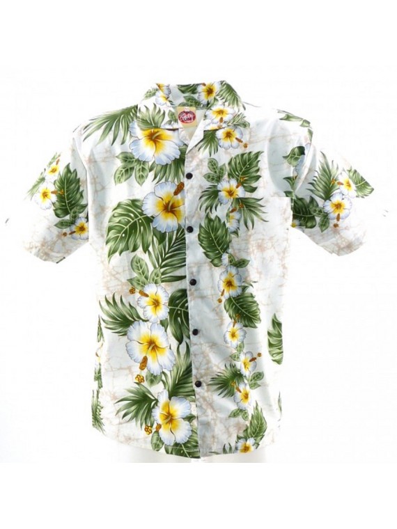 Chemise hawaïenne Frise Hibiscus