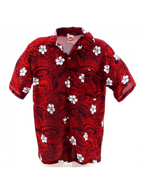 Chemise Hawaïenne polynesian Tattoo