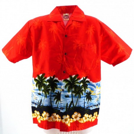 Chemise hawaïenne Palm Beach