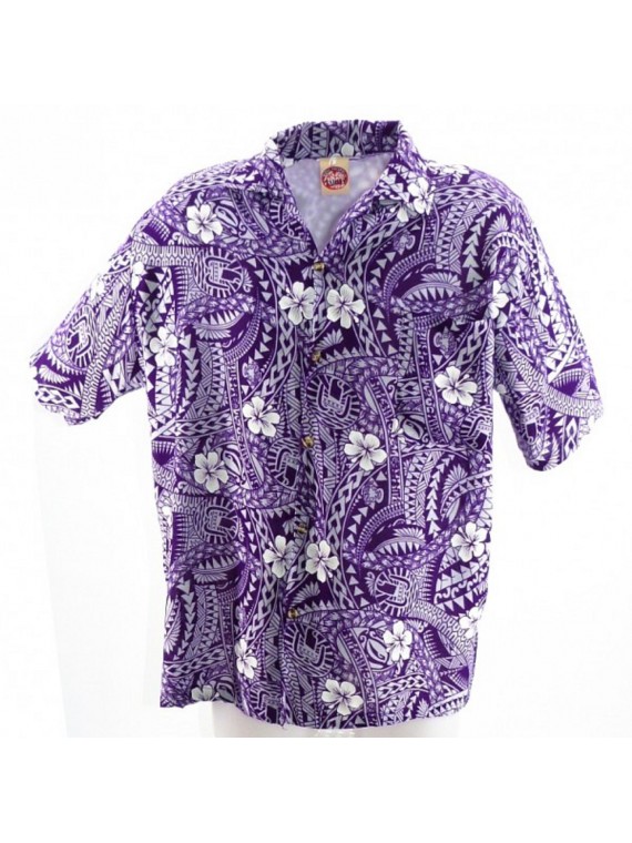 Chemise Hawaïenne polynesian Tattoo