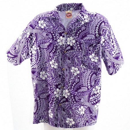 Chemise Hawaïenne polynesian Tattoo