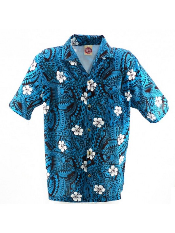 Chemise Hawaïenne polynesian Tattoo