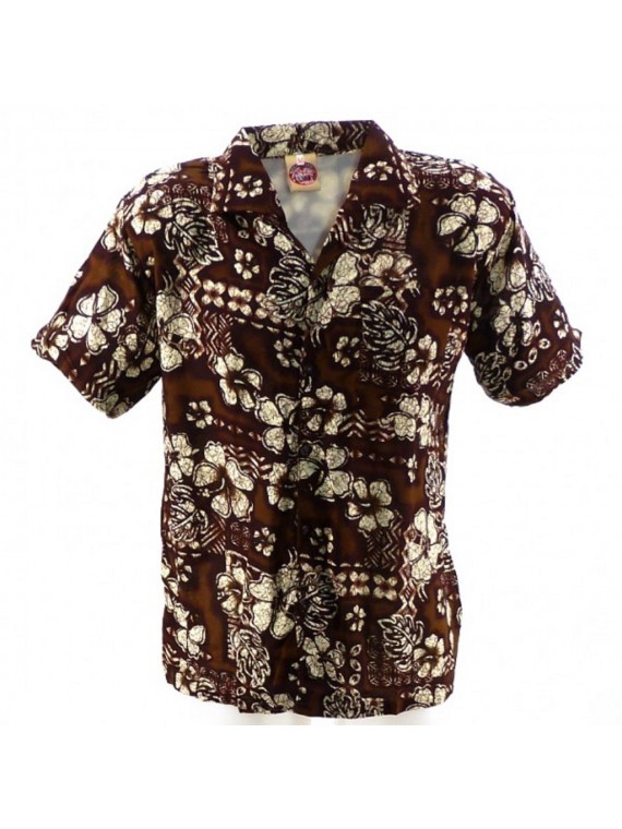 Chemise Hawaïenne TapaHibiscus
