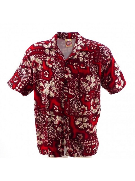 Chemise Hawaïenne TapaHibiscus