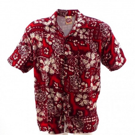 Chemise Hawaïenne TapaHibiscus