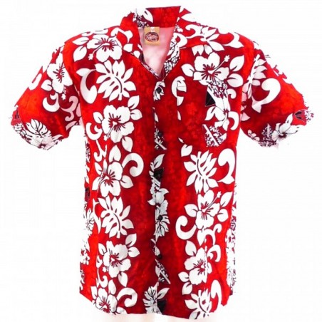 Chemise Hawaïenne tattoo surfing