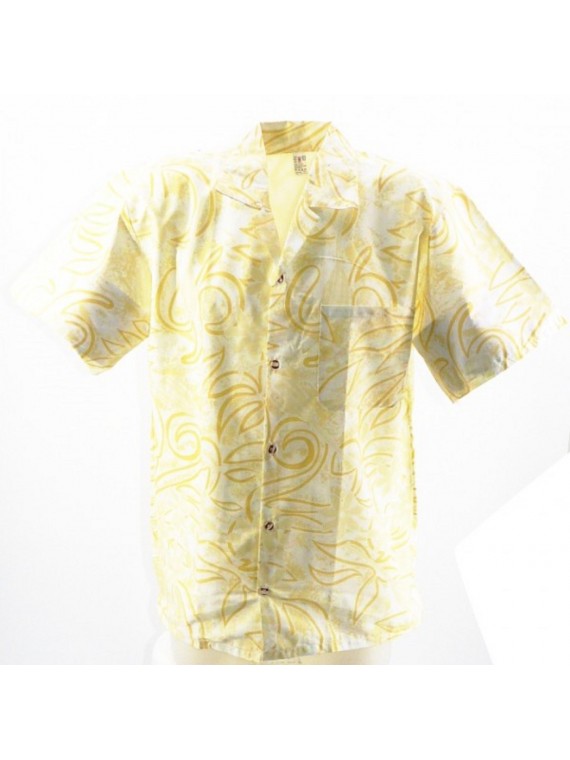 Chemise Tahitienne Tiaré Pagaie