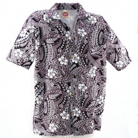 Chemise Hawaïenne polynesian Tattoo