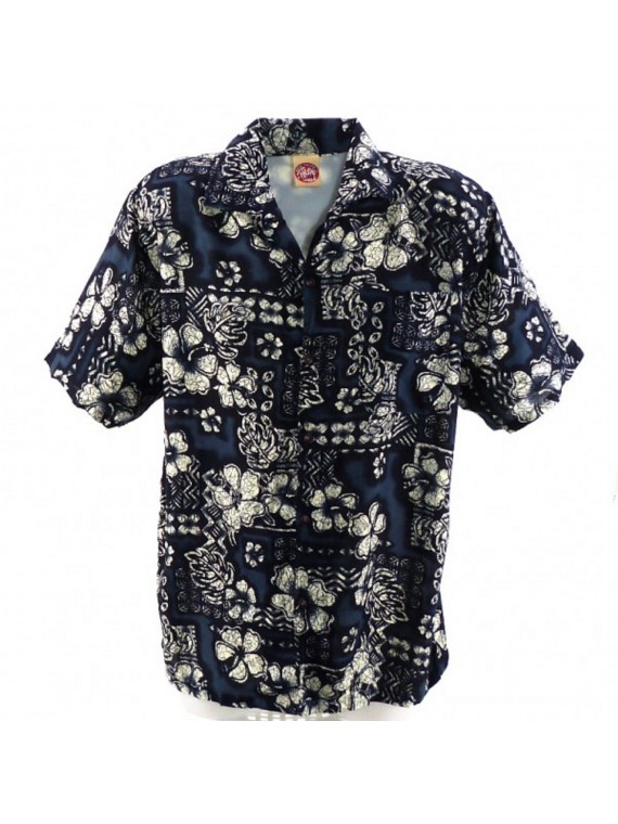 Chemise Hawaïenne TapaHibiscus