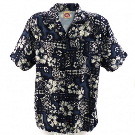 Chemise Hawaïenne TapaHibiscus