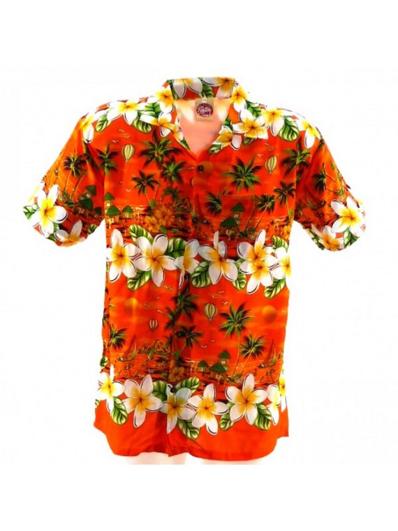 Chemise Hawaïenne Frangipane