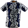 Chemise Hawaïenne hibiscus line enfant