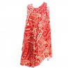 Robe tunique grande taille tatuage polynésien