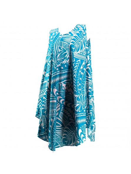 Robe tunique grande taille tatuage polynésien