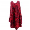 Robe tunique grande taille tatouage polynésien