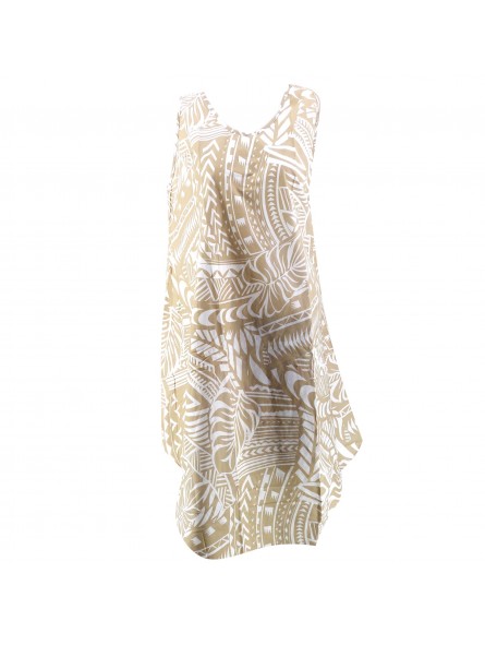 Robe grande taille jungle monochrome Robe grande taille jungle monochrome