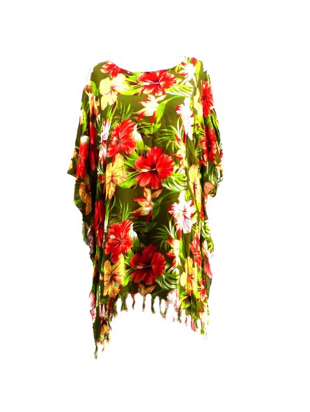 Tunique Femme Champrs d'hibiscus