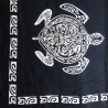 Paréo noir tatouage tortue
