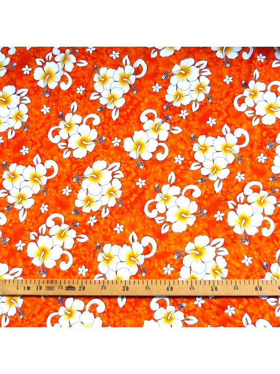 Tissu orange karoiki