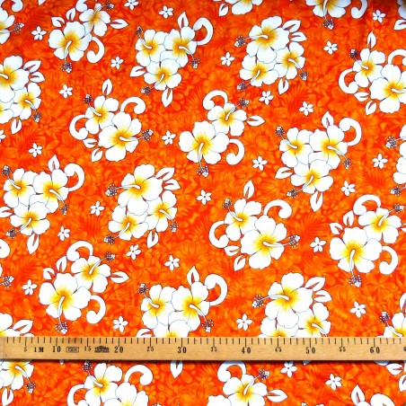 Tissu orange karoiki