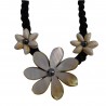 collier en nacre tiaré perle d'eau douce