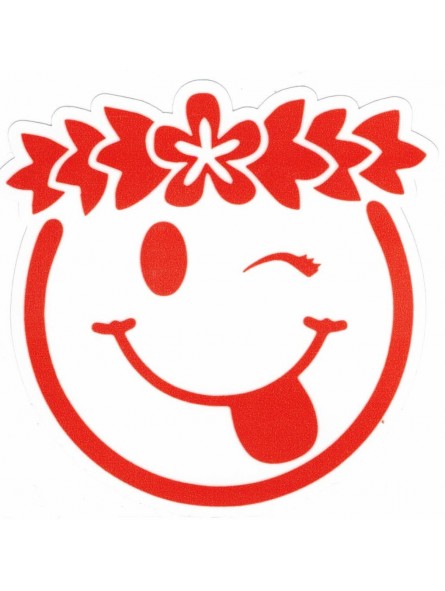 Autocollant clin d 'œil de Tahiti