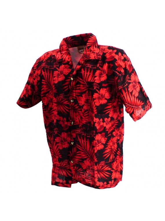 Chemise Hawaïenne bleu Moho
