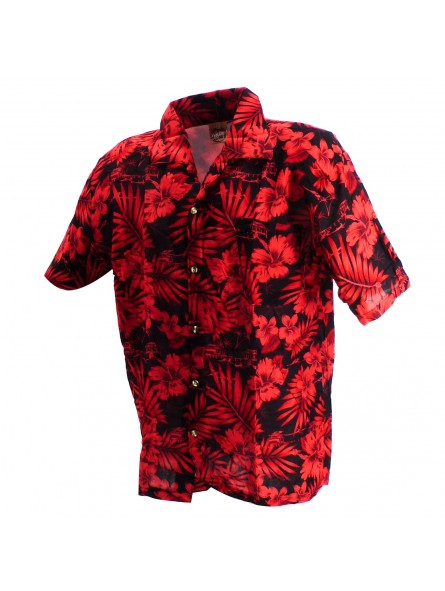 Chemise Hawaïenne bleu Moho
