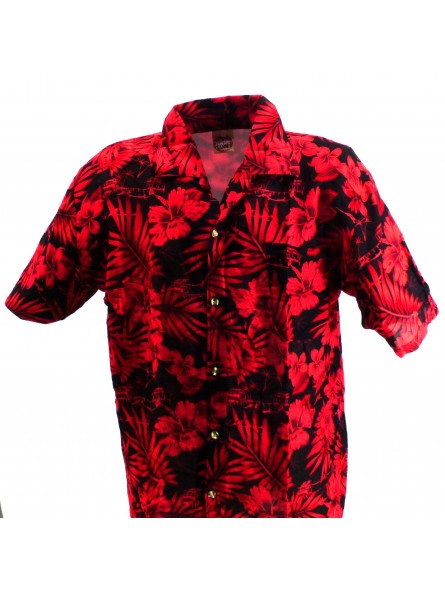 Chemise Hawaïenne bleu Moho