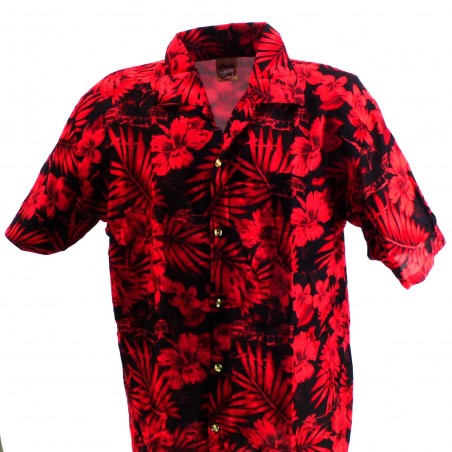 Chemise Hawaïenne bleu Moho