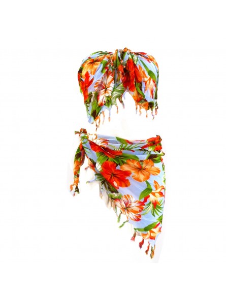 Robe d'été simple hibiscus Robe d'été simple hibiscus