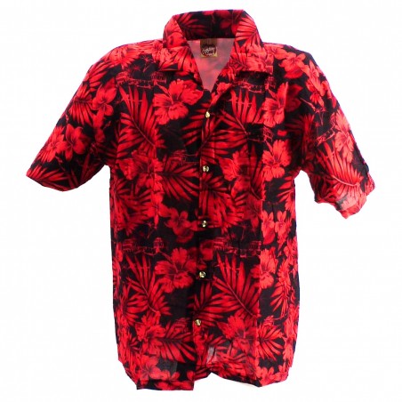 Chemise Hawaïenne bleu Moho