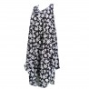 Robe tunique noir grande taille Tiaré